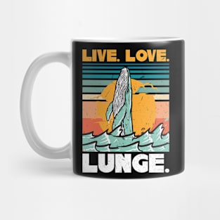 Live. Love. Lunge. - Whale Mug